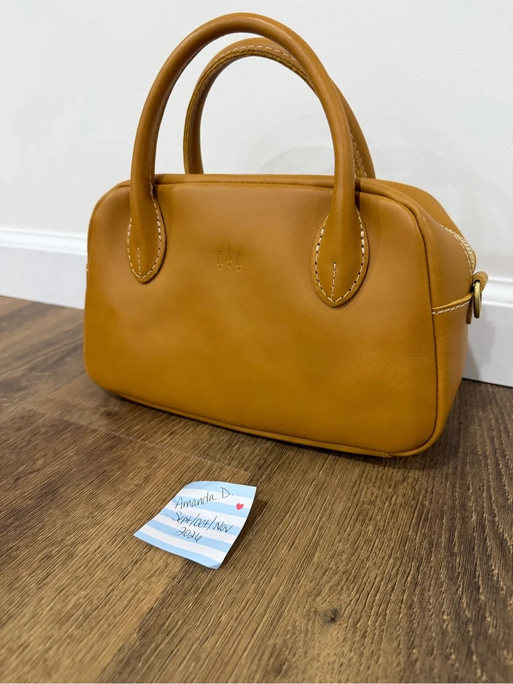 Portland Leather Large Grace Doctor bag in Mango